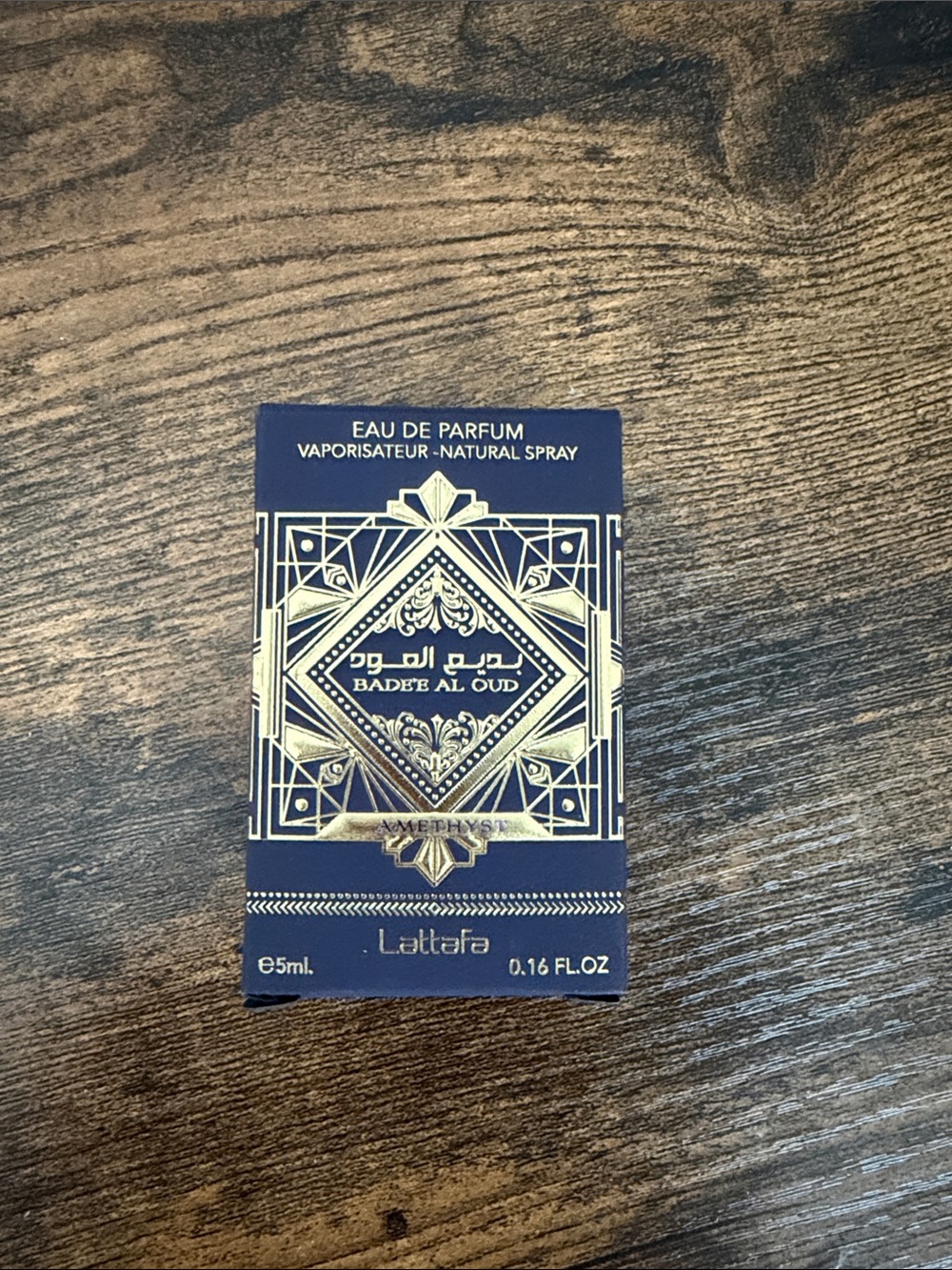 Badee Al Oud Amethyst Eau de Parfum - Navy & Gold